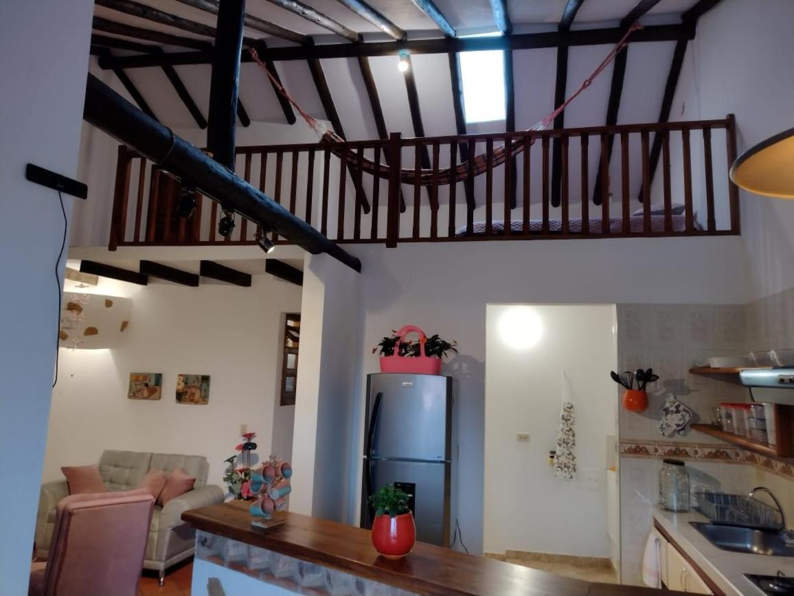 Apartamento Balcones De La Villa 2 Villa de Leyva Exteriör bild